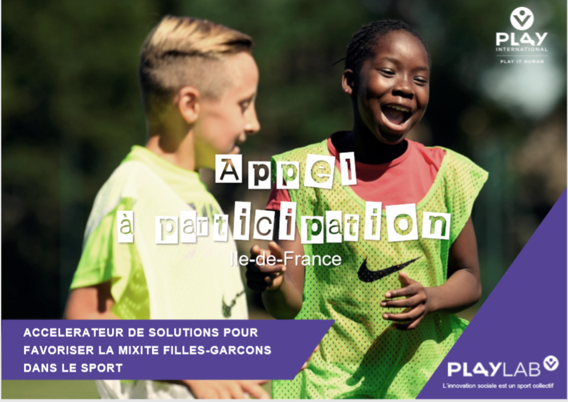 Appel à participation : favoriser la mixité filles-garçons dans le sport