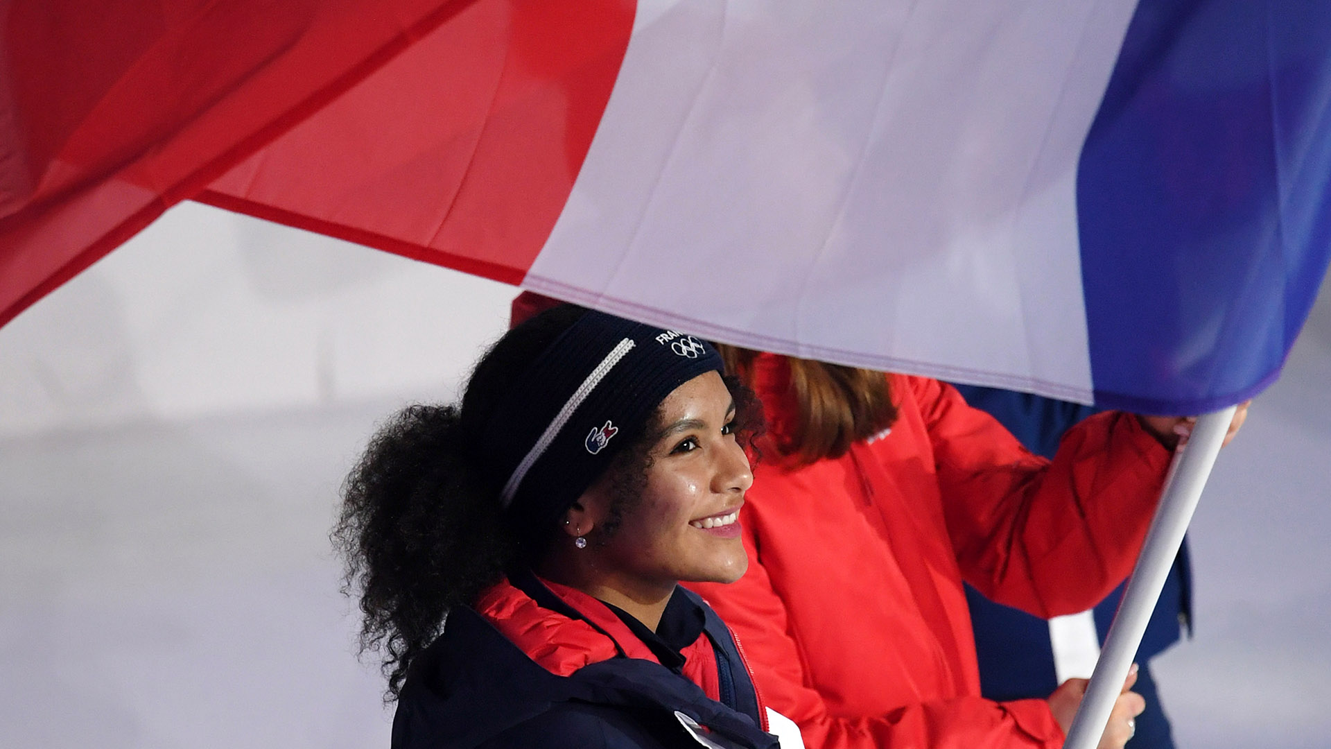 Camila Copain, porte-drapeau et sportive sur tous les fronts