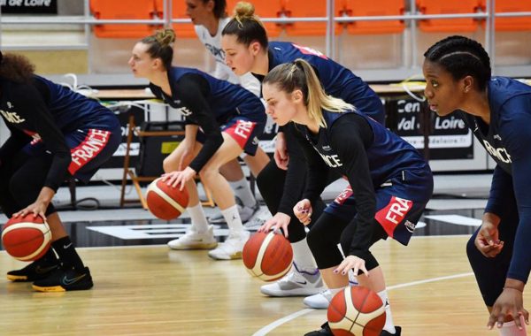 Equipe france féminine de basket au TQO à Bourges