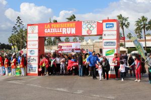 Photo de la ligne de départ La Tunisienne Gazelle Run 2020 