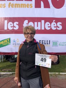 Khenatelaa Norah participante à La Tunisienne Gazelle Run 2020 