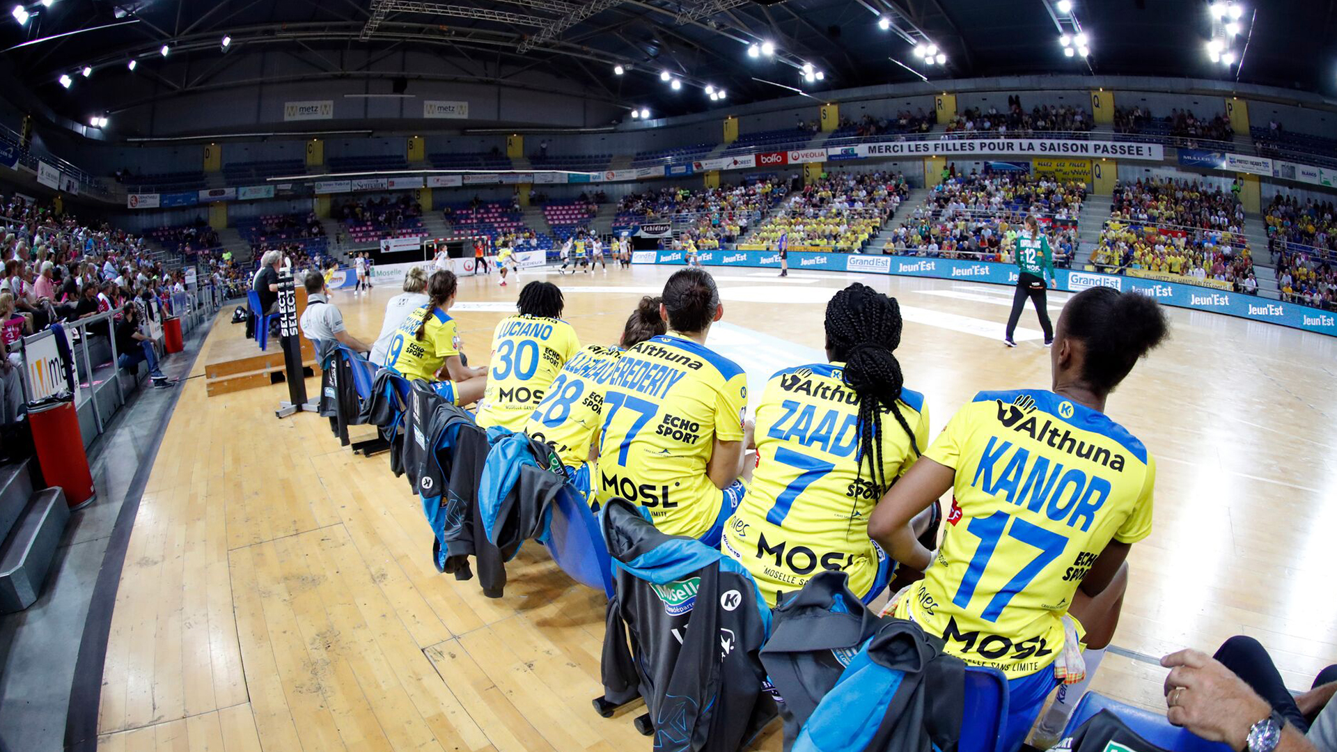 Banc messin Metz Handball Copyright : FFHandball S.Pillaud