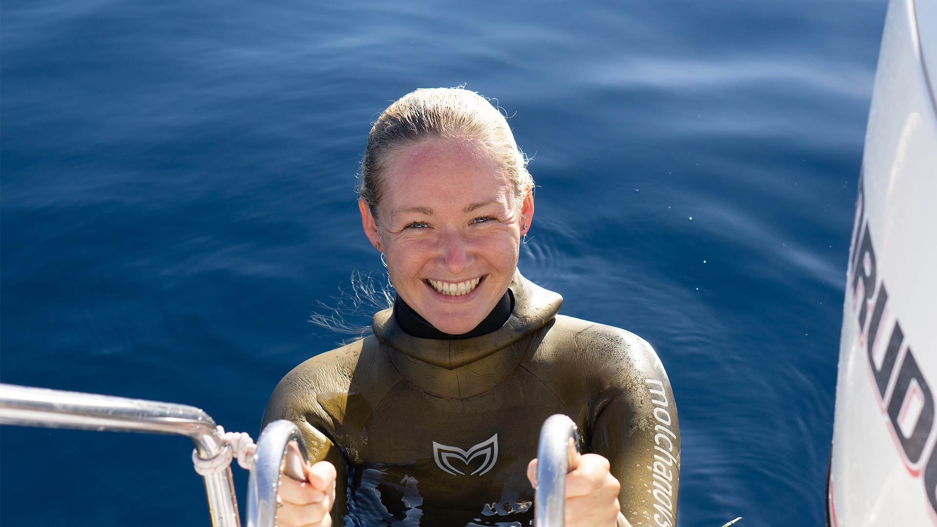 Record de France d'apnée pour Marianna Gillespie