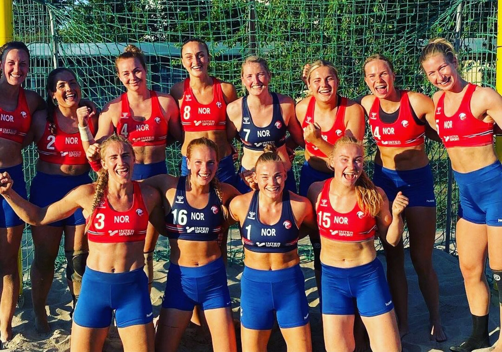 L'équipe de Norvège de beach handball veut jouer en short plutôt qu'en bikini.