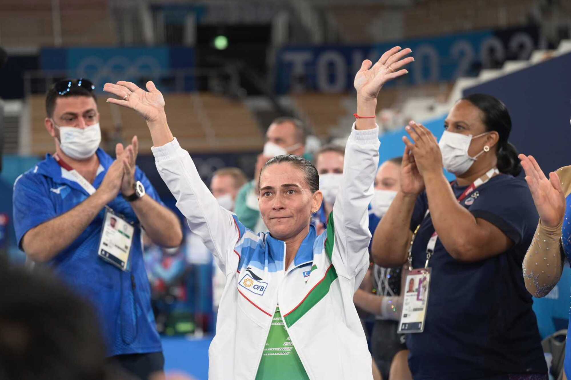 Oksana Chusovitina a pris part à ses derniers Jeux Olympiques