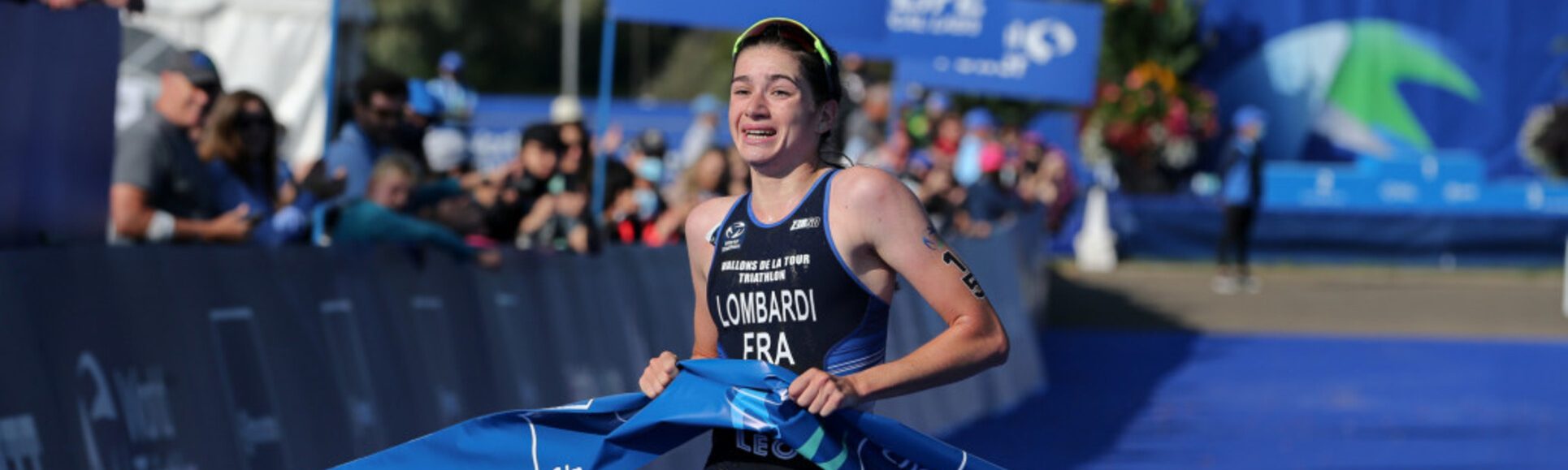 Emma Lombardi est championne du monde U23 en triathlon.