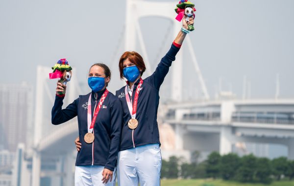 Anouck a remporté la médaille de bronze en triathlon lors des Jeux paralympiques de Tokyo