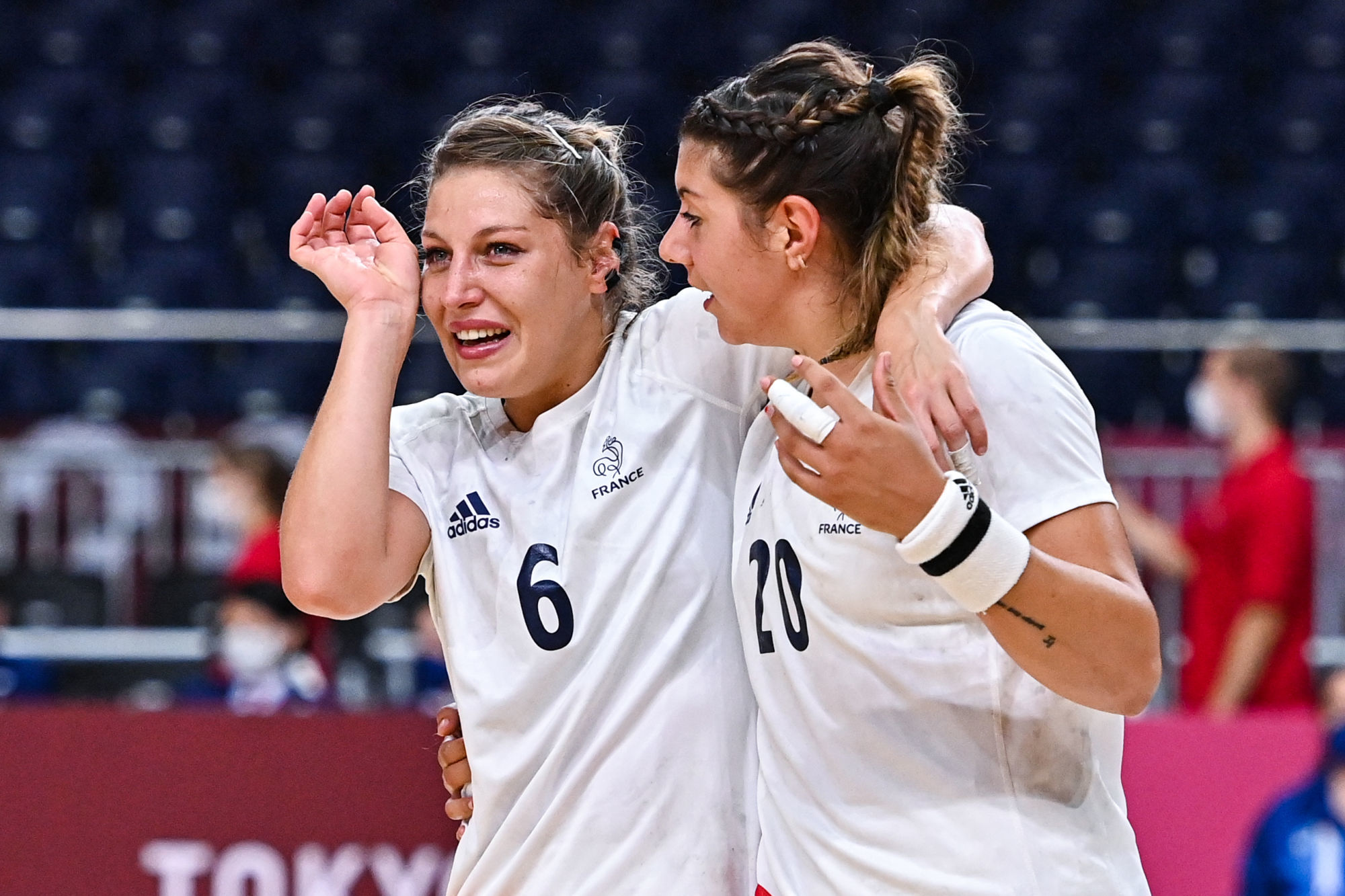 L'équipe de France de handball est en finale des Jeux Olympiques.