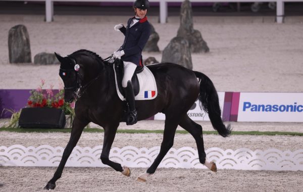 Chiara Zenati a terminé 8e du concours de dressage aux Jeux paralympiques.