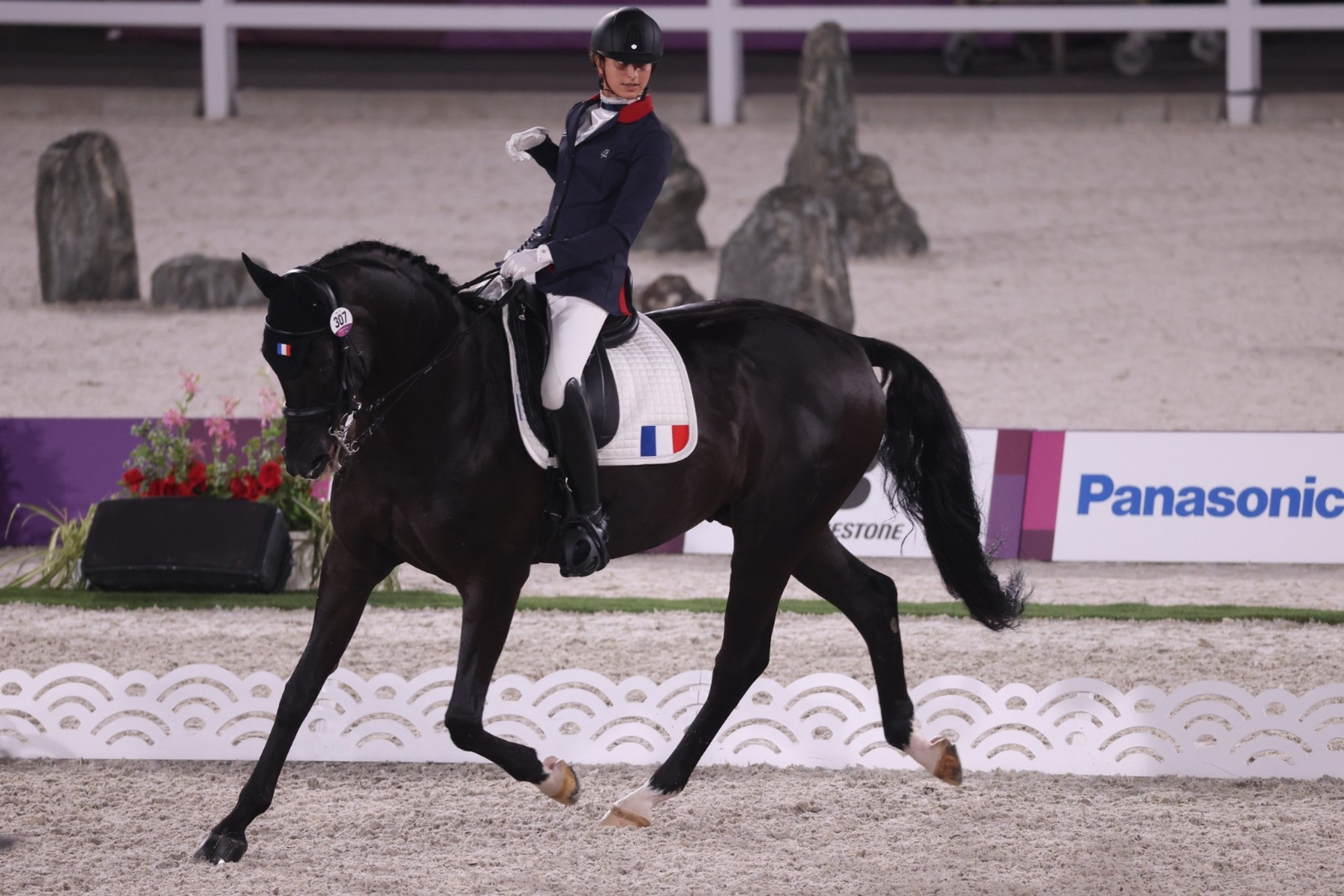 Chiara Zenati a terminé 8e du concours de dressage aux Jeux paralympiques.