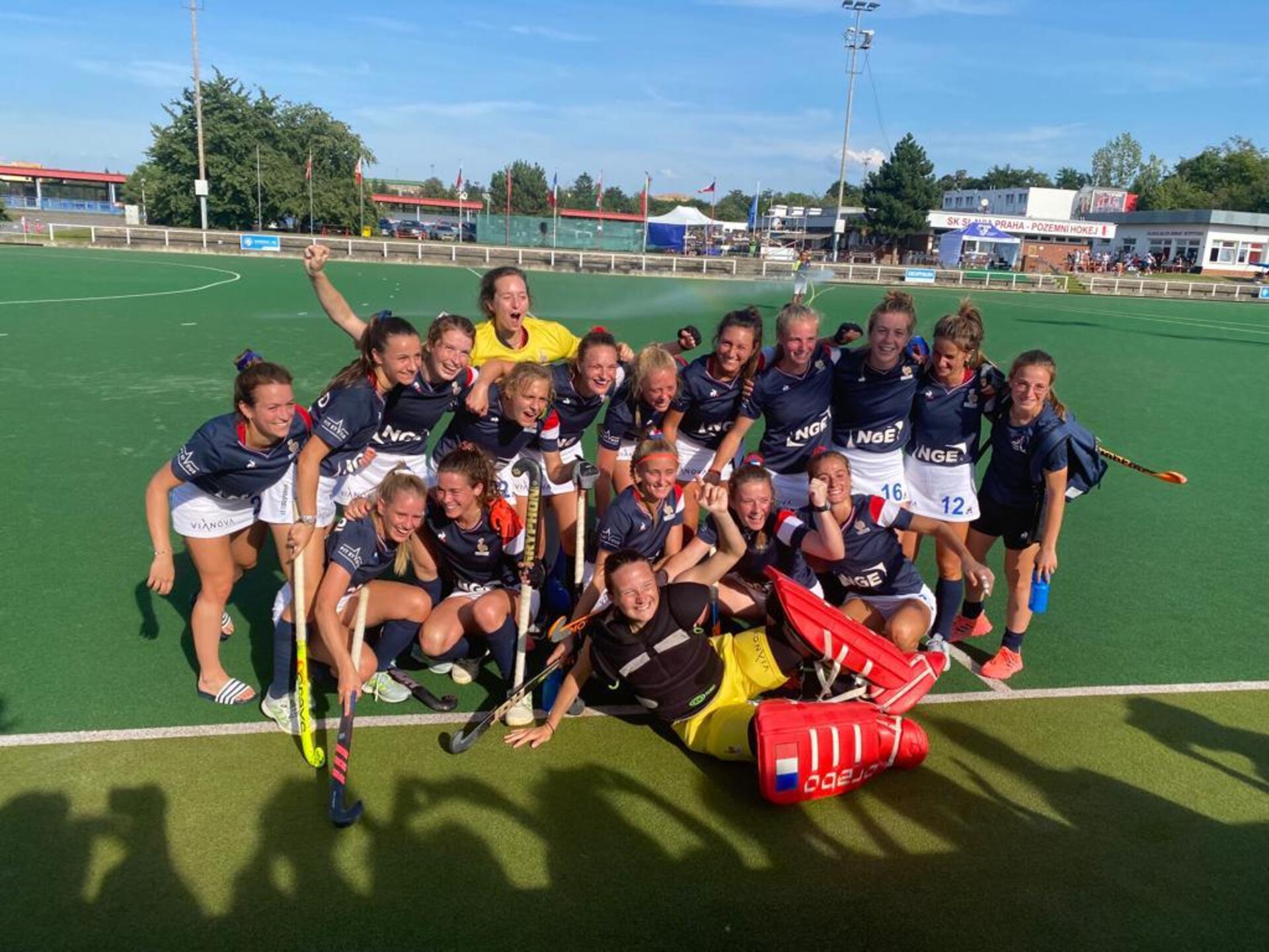 L'équipe de France féminine de hockey sur gazon est en demi-finale du championnat d'Europe B