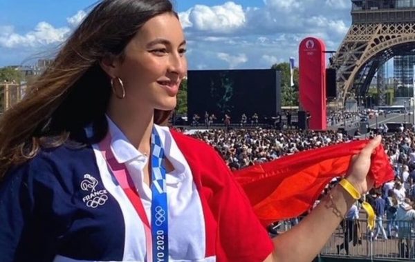 Sara Balzer, médaillée d'argent à Tokyo.