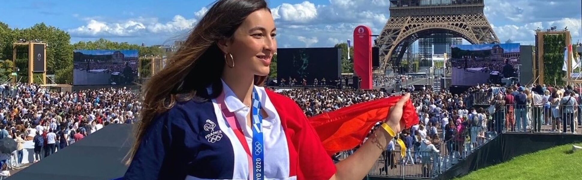 Sara Balzer, médaillée d'argent à Tokyo.