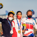 Charline Picon a pris la médaille d'argent des Jeux Olympiques de Tokyo.