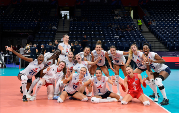 L'équipe de France de volley est qualifiée pour la première fois en huitièmes de finales de l'EuroVolley