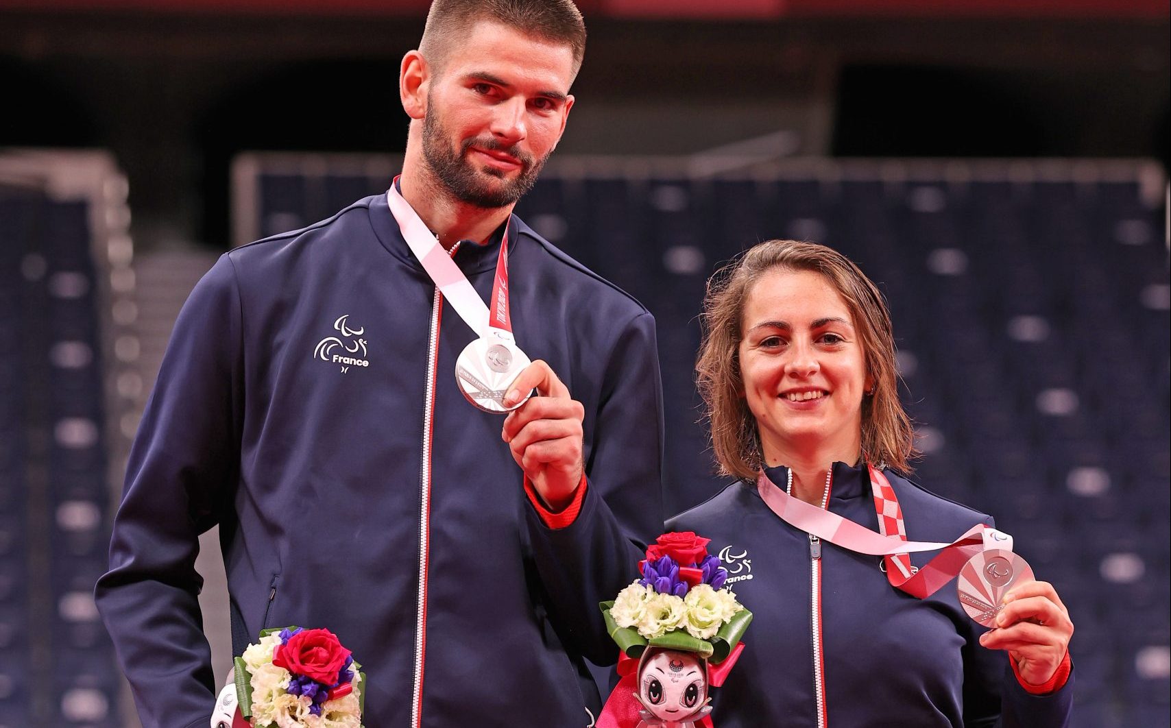 Faustine Noel et Lucas Mazur en argent sur l'épreuve de para badminton des Jeux paralympiques de Tokyo