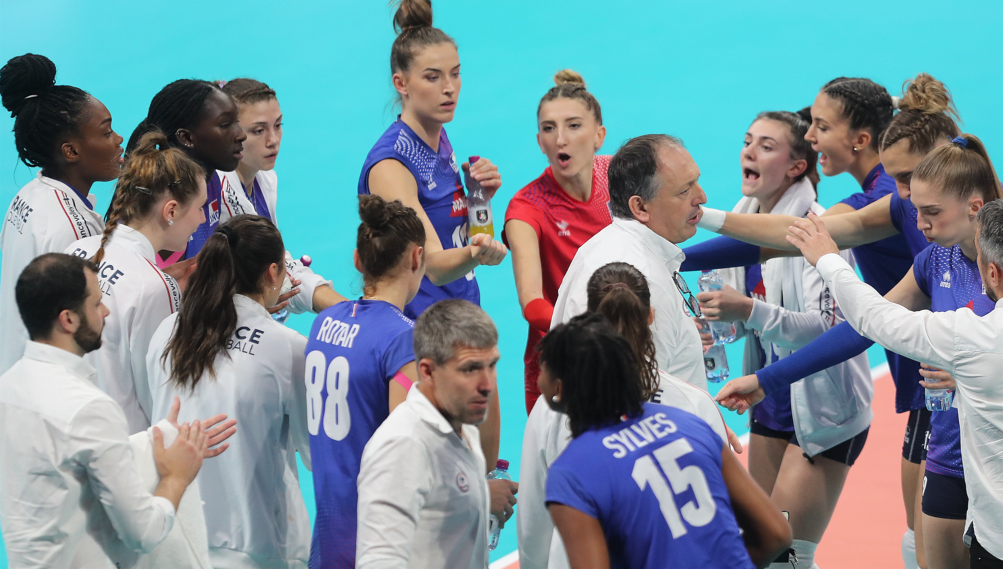 l'équipe de France s'est inclinée en quart de finale de l'eurovolley