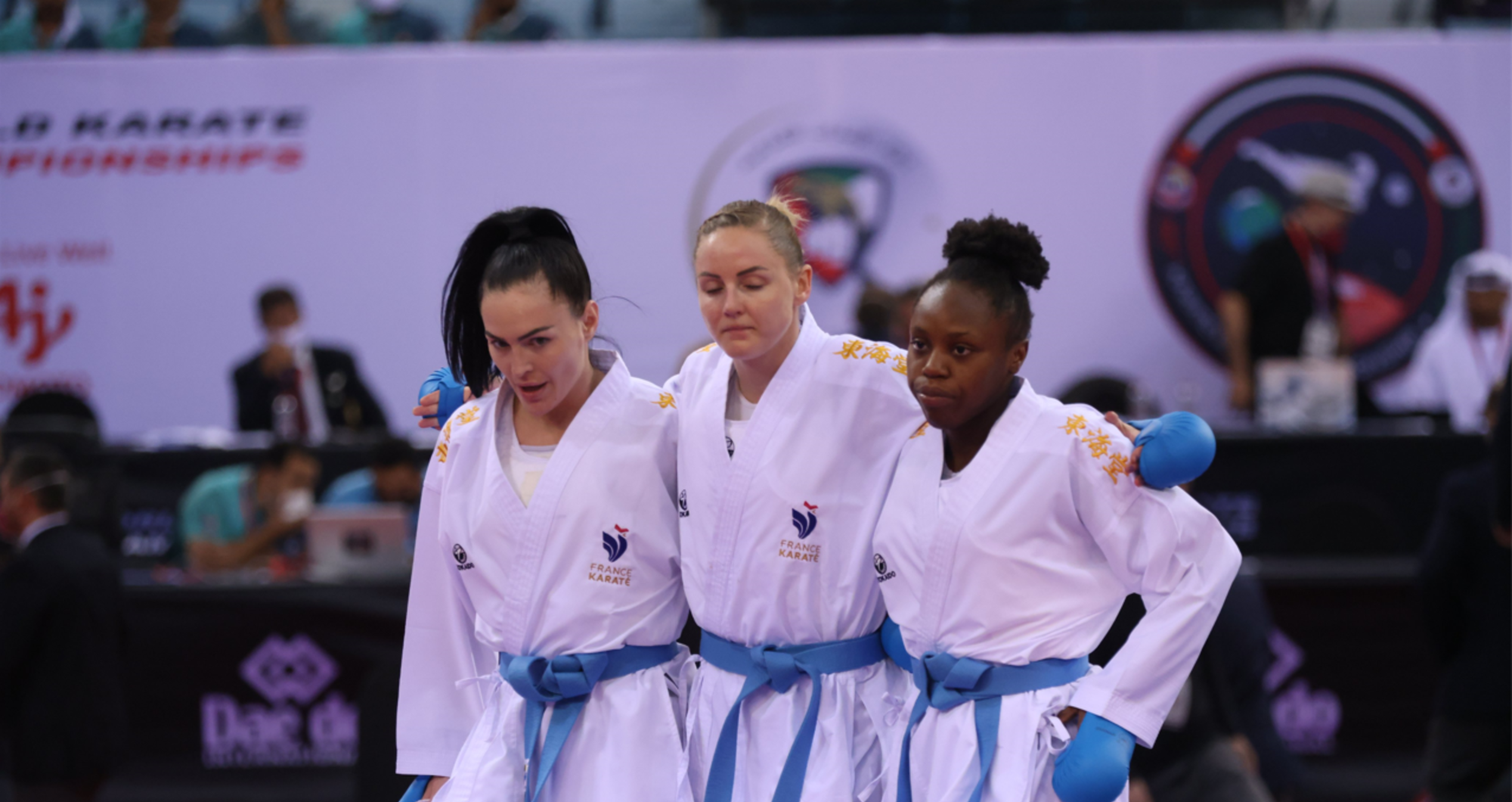 L'équipe de France décroche la médaille d'argent lors des championnats du monde de karaté