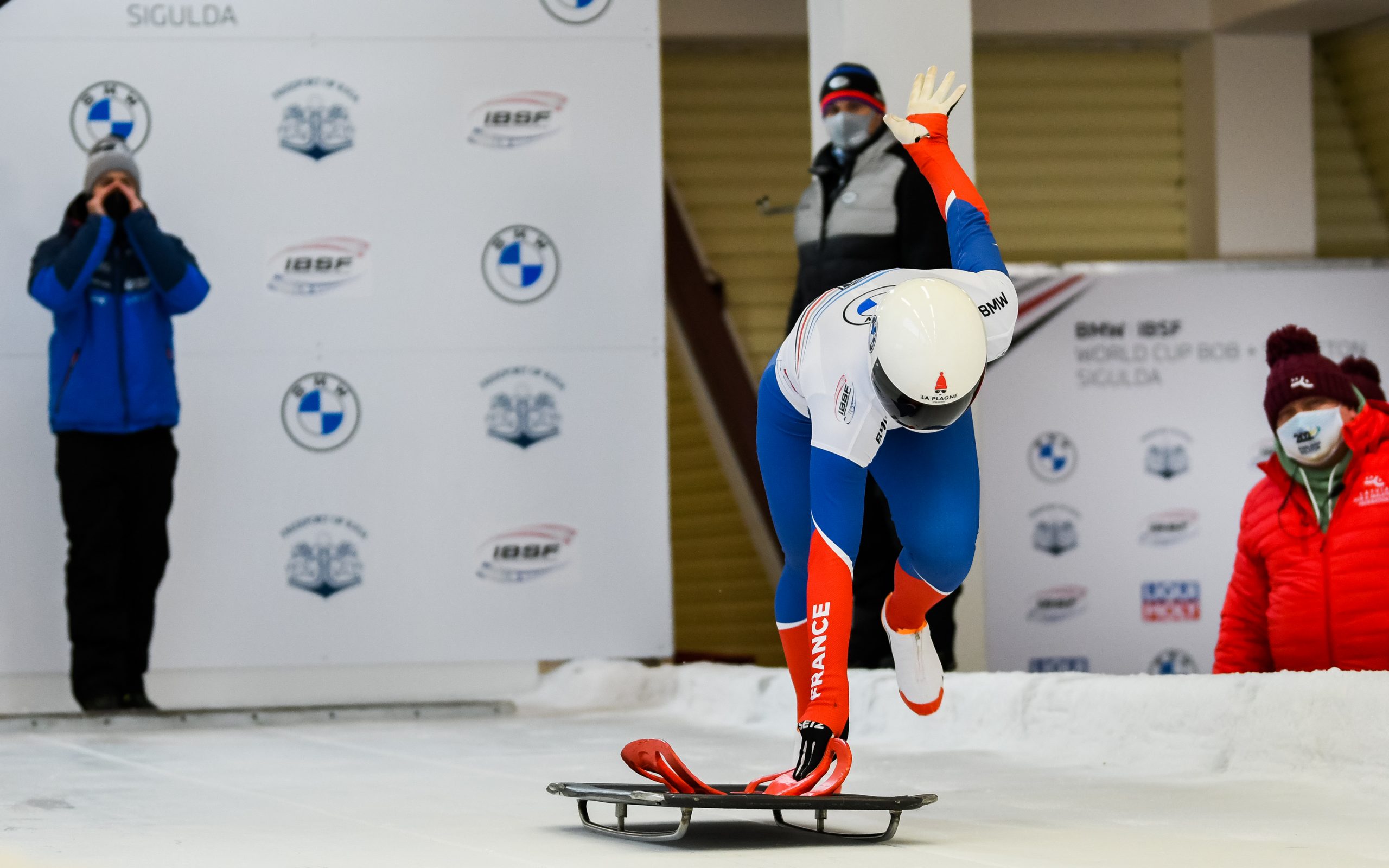 Agathe Bessard espère prendre le départ de la course lors des Jeux d'Hiver de Pékin