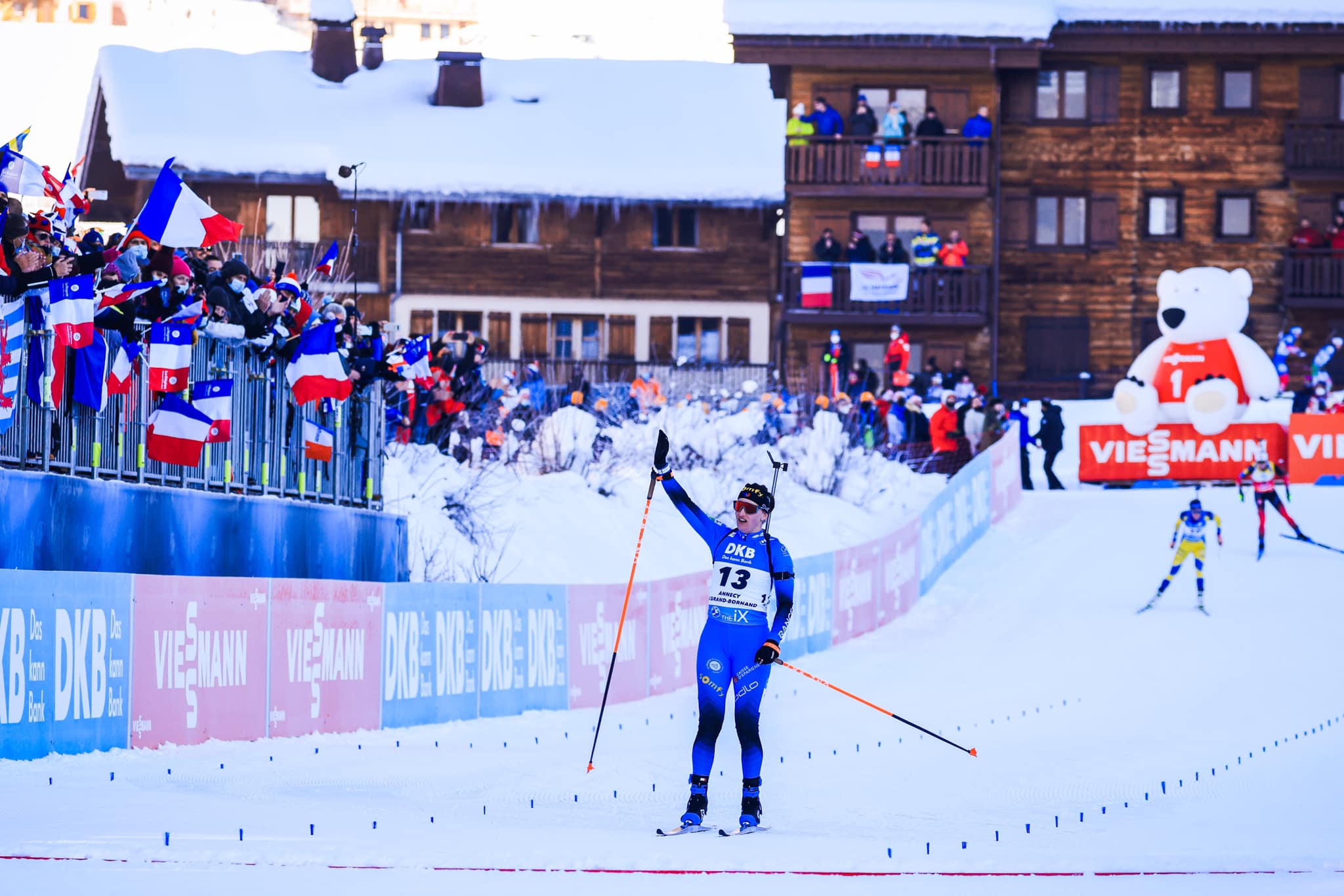 Julia Simon termine deuxième de la poursuite au Grand-Bornand