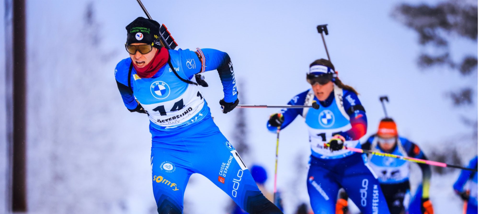 Les Françaises ont brillé sur cette première poursuite de la saison de biathlon