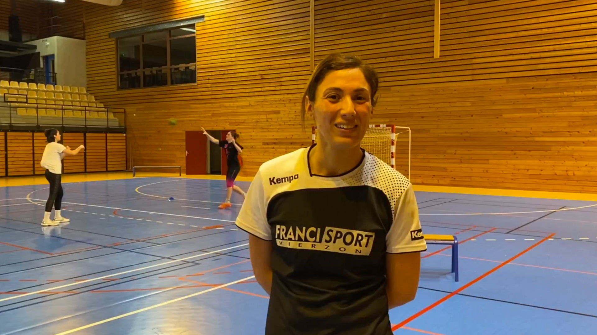Fatima Ouali de l’entente handball de Bourges/Vierzon