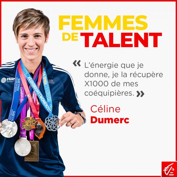 Femme de talent Celine Dumerc