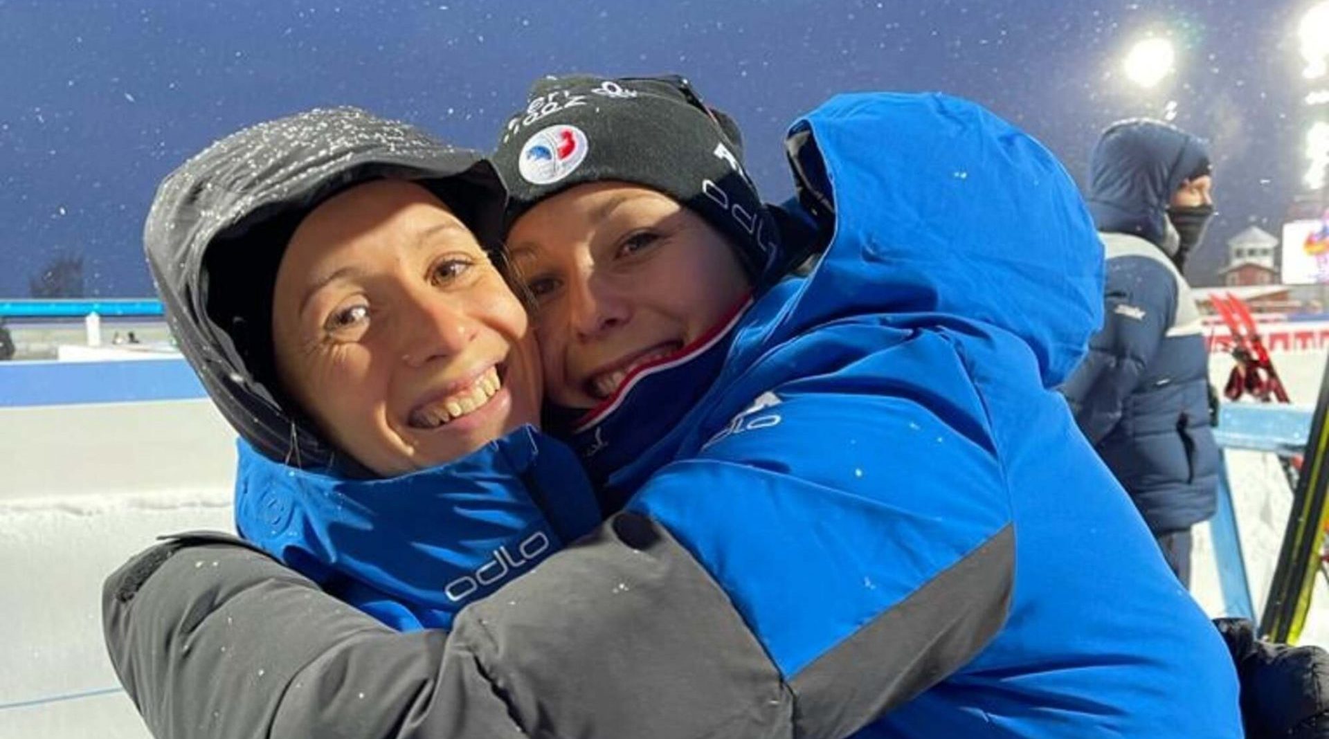 Les soeurs Chevalier évoluent ensemble sur le circuit du biathlon international