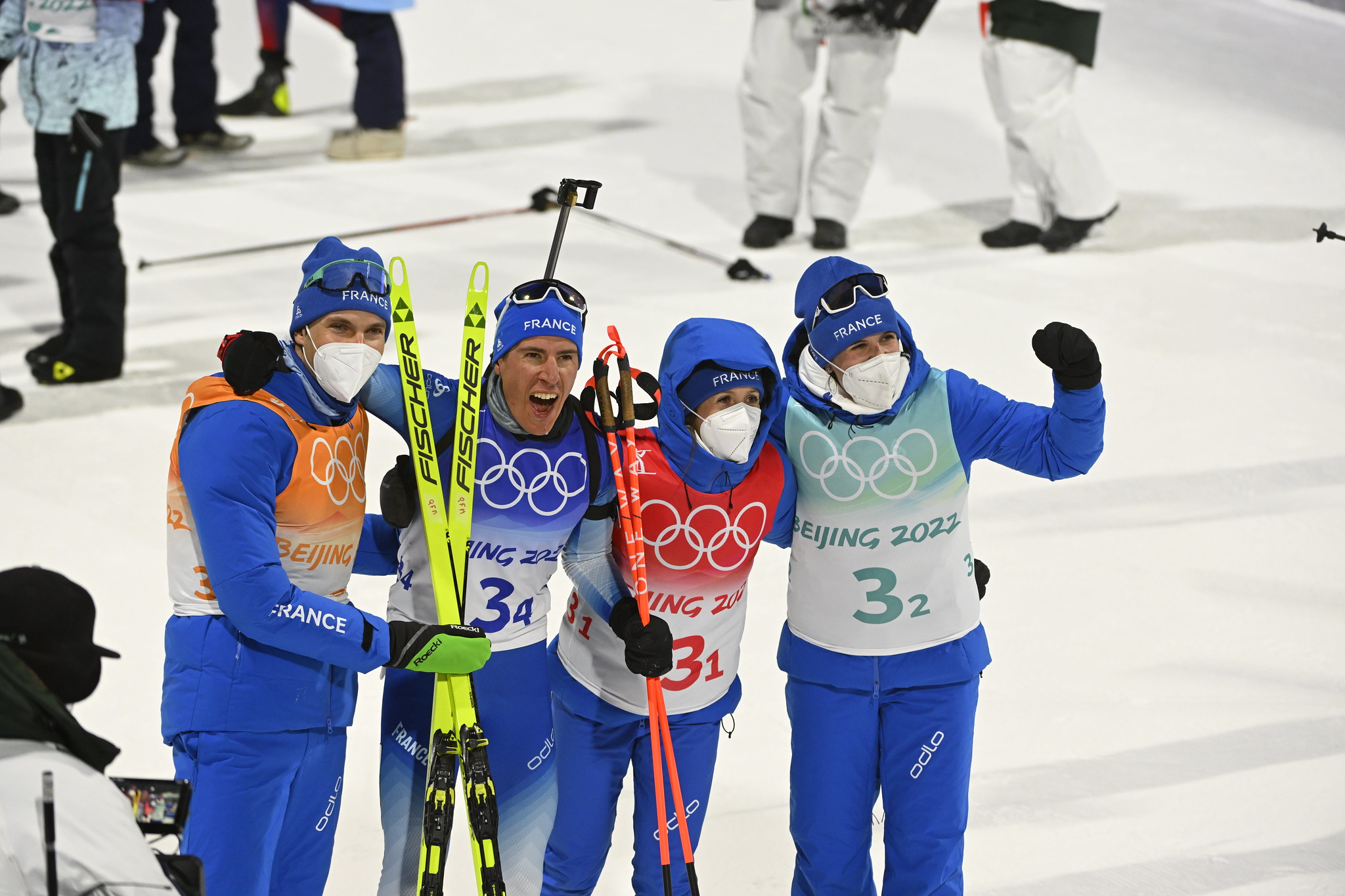 La France décroche la première médaille des Jeux olympiques de Pékin en biathlon