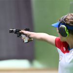 Camille Jedrzejewski décroche la médaille d'or cet après-midi en Pistolet 25m lors de la coupe du monde