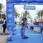 Cassandre Beaugrand a pris la première place de la coupe d'Europe de triathlon