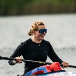 Vanina Paoletti à Vayres-sur-Marne lors du sprint en canoë-kayak