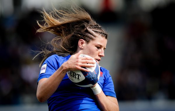 Gaëlle Hermet s'est incllinée avec l'équipe de France de rugby lors du crush du tournoi des 6 nations