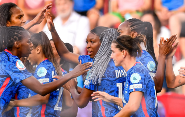 Victoire de la France contre l'Italie dans l'Euro 2022 de football