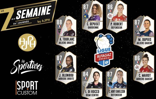 Sélection des meilleures joueuses de la journée 4 de la Ligue Butagaz Energie