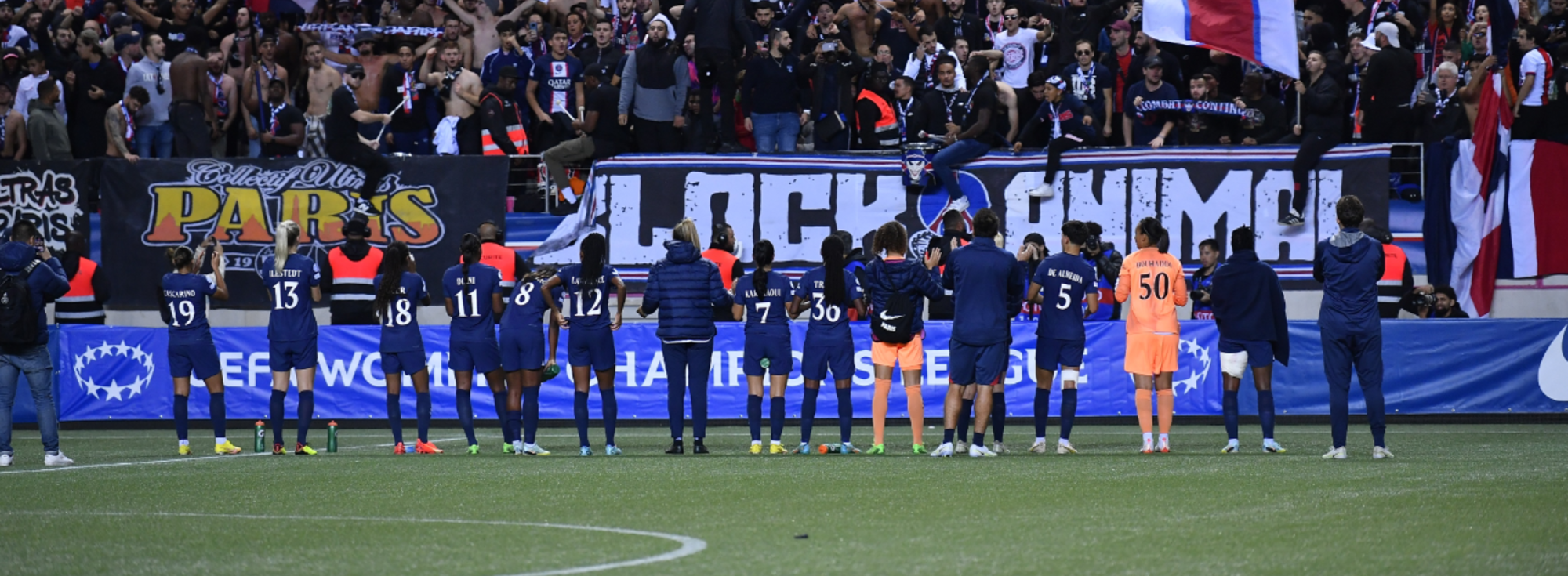 Les joueuses du PSG se sont inclinées face à Chelsea en Ligue des Championnes