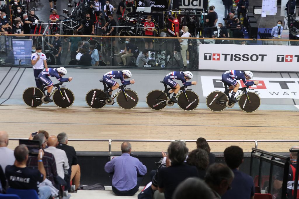 Victoire Berteau, Mondiaux de cyclisme sur piste, Saint-Quentin-en-Yvelines