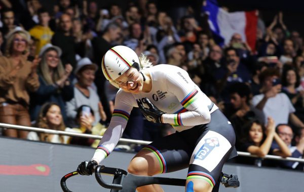 Mathilde Gros sacrée championne du monde de vitesse sur piste