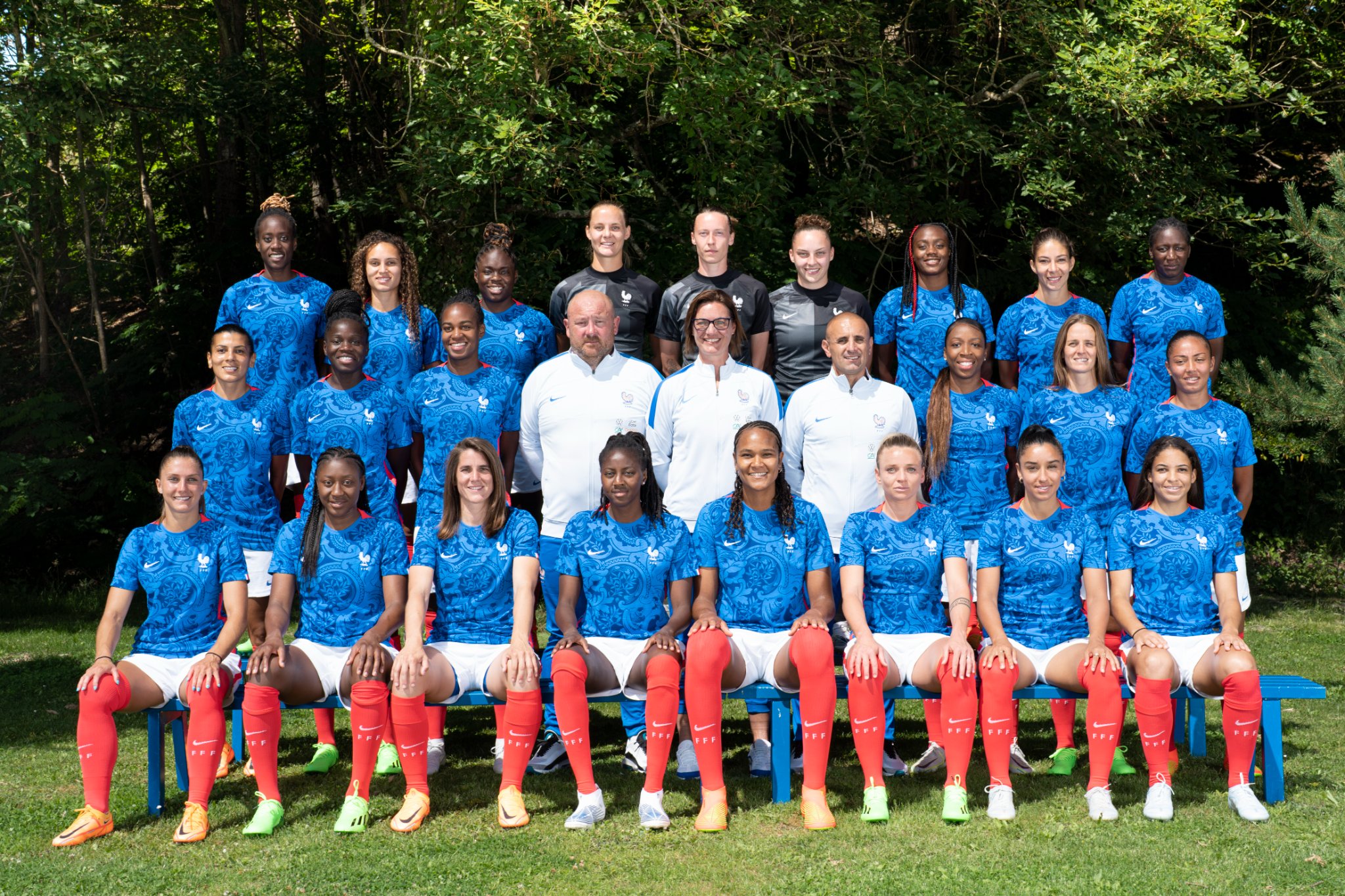 Equipe de France de football au lancement de l'Euro 2022 @Equipe de France de football