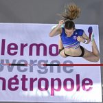 Margot Chevrier, leader de la perche française a décroché le titre de championne de France en salle à Aubière, le 18 février.
