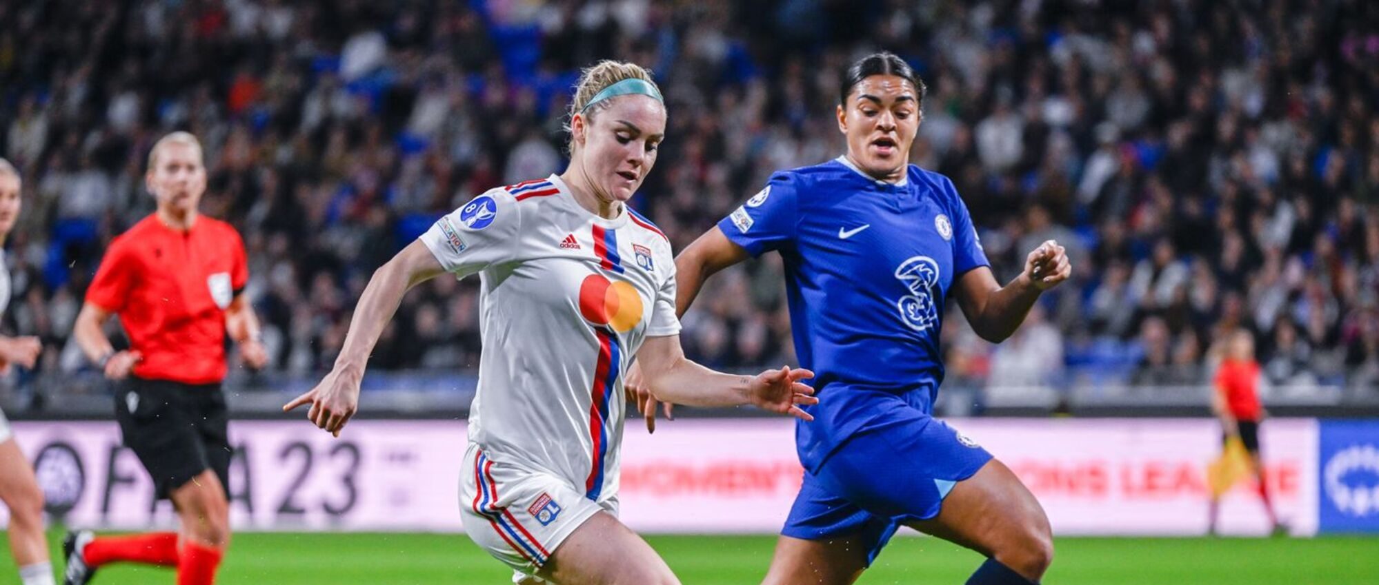 Ligue des Championnes : L’OL s’incline contre Chelsea en quart de finale aller