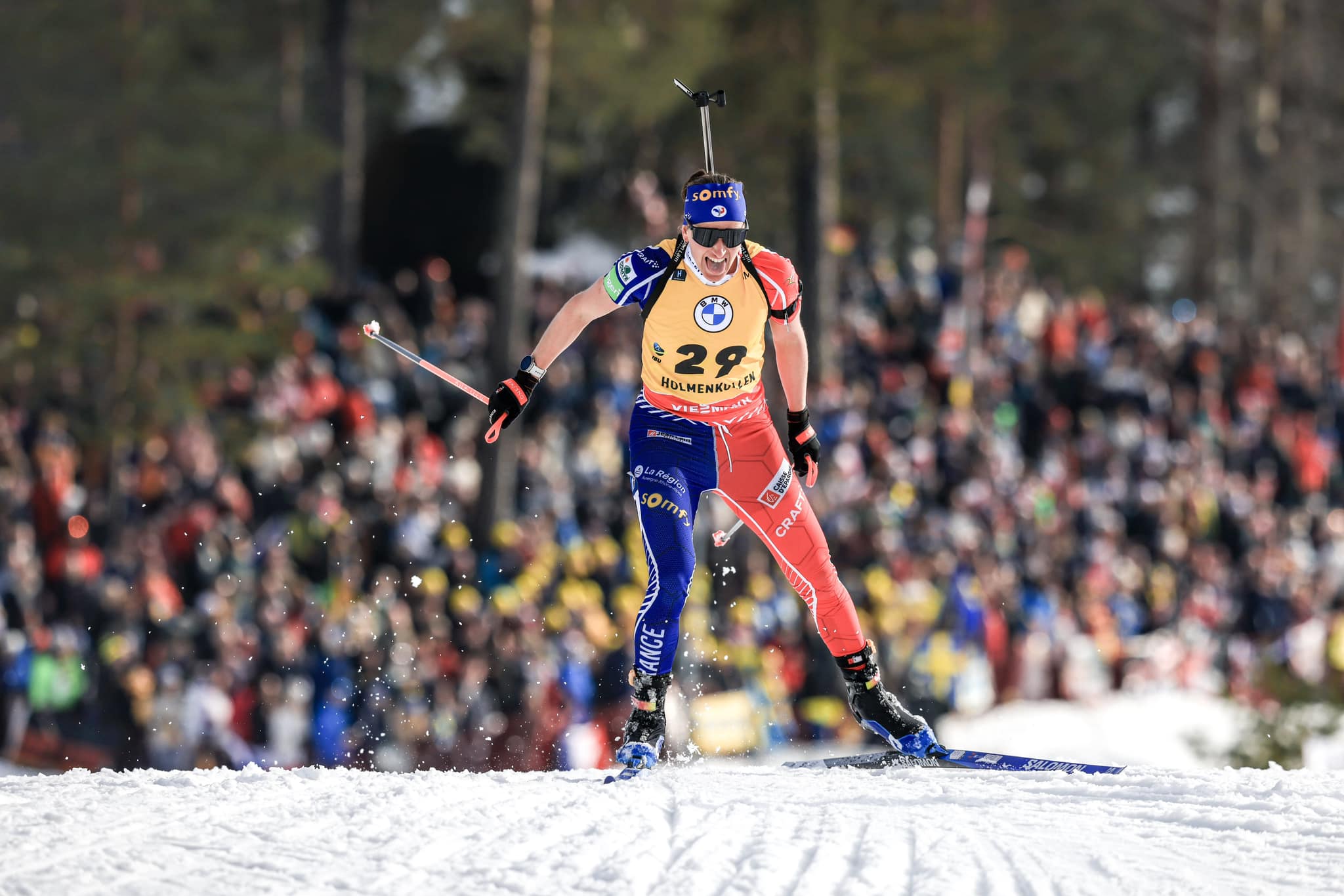 La rage de Julia Simon pour obtenir son gros globe de cristal @fédération française de biathlon