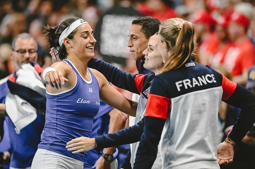 La joie du camp bleu @Caroline Garcia