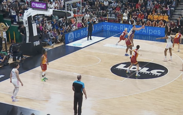 L'ASVEL a outrageusement dominé ce match aller de finale d'Eurocup.