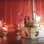 L'arrivée de Kirsten Neuschäfer @You Tube Golden,Globe Race