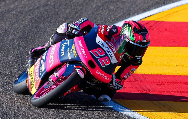 Ana Carrasco from Spain of BOE Motorsports with KTM during Moto3 Free Practice of MotoGP Gran Premio Animoca Brands de Aragon at Motorland Aragon Circuit in Alcaniz, Spain.(Photo by David Ramirez/DAX Images/NurPhoto) (Photo by DAX Images / NurPhoto / NurPhoto via AFP)