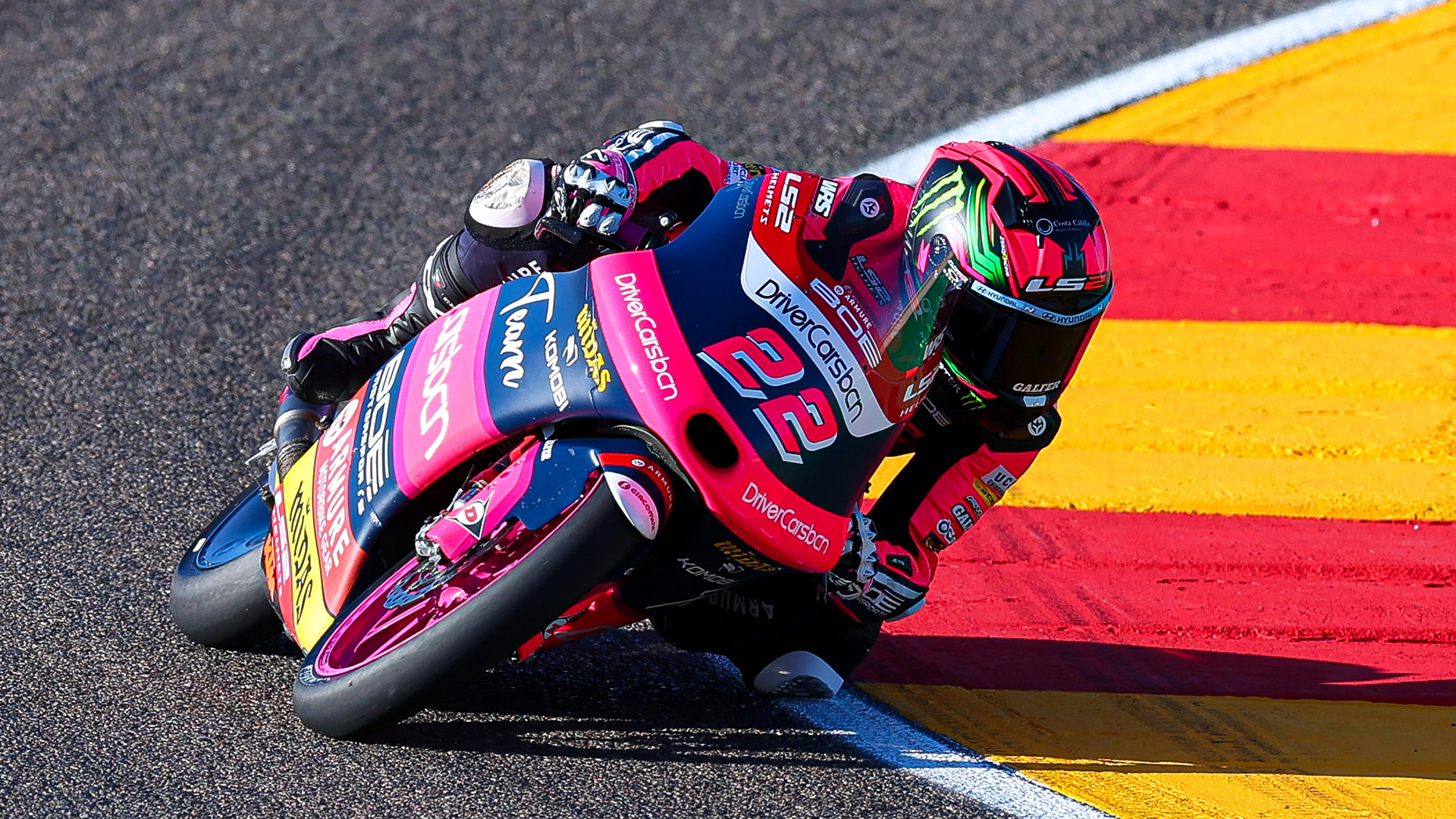 Ana Carrasco from Spain of BOE Motorsports with KTM during Moto3 Free Practice of MotoGP Gran Premio Animoca Brands de Aragon at Motorland Aragon Circuit in Alcaniz, Spain.(Photo by David Ramirez/DAX Images/NurPhoto) (Photo by DAX Images / NurPhoto / NurPhoto via AFP)