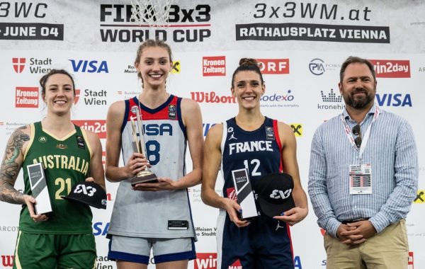 Laëtitia Guapo a été nommée dans l'équipe type de la Coupe du Monde 3x3 2023