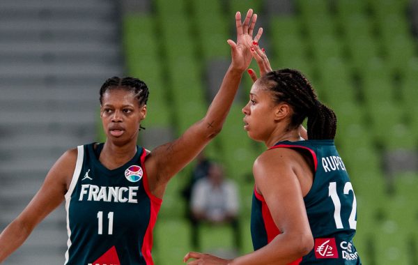 Valériane Vukosavljevic, meilleure marqueuse des Bleues dans cette rencontre France Allemagne - Julien Bacot/FFBB