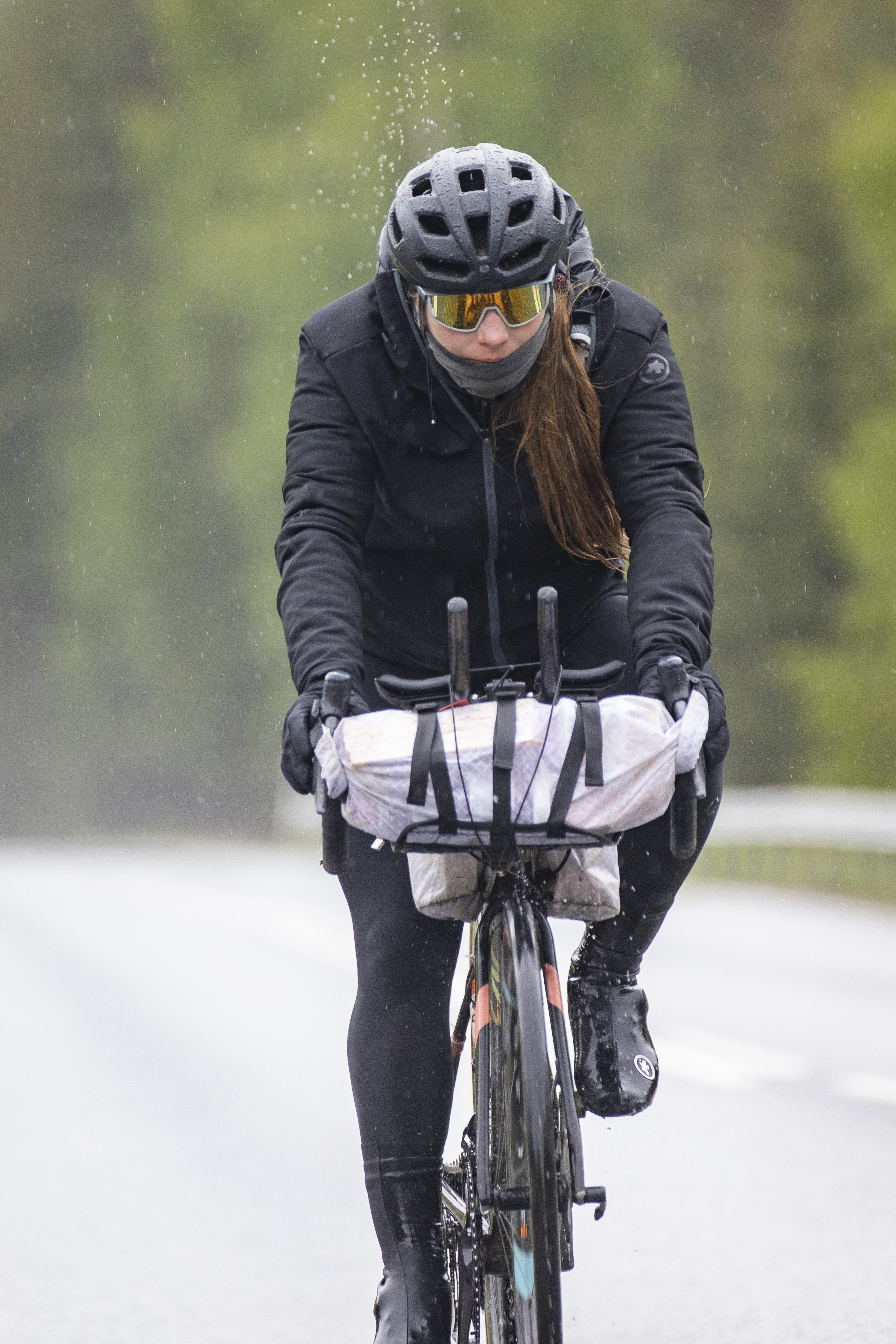 Nathlalie Baillon a passé plus de 300 heures sur la selle de son vélo @Nomades Production